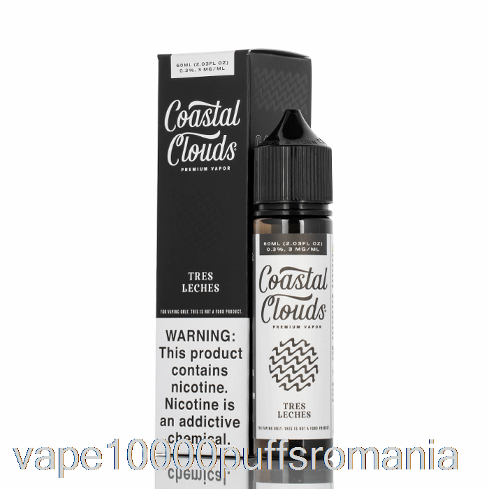 Vape Romania Tres Leches - Coastal Clouds Co. - 60 Ml 0 Mg